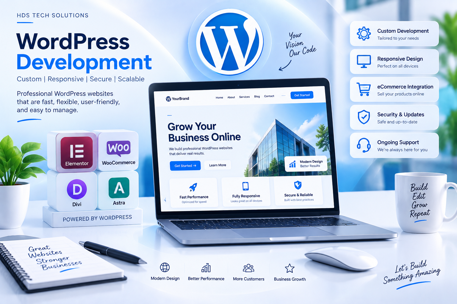 HDS Tech Solutions WordPress Development Services
