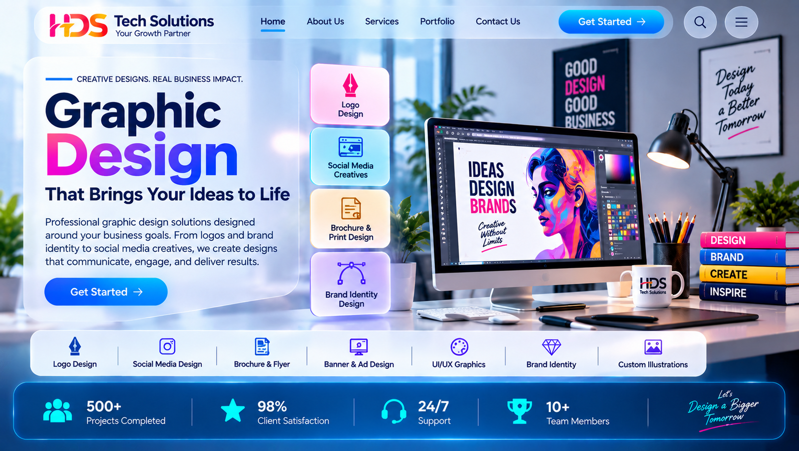 HDS Tech Solutions Graphic Design Services