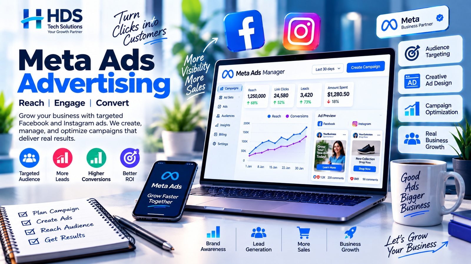 HDS Tech Solutions Meta Ads Advertising Services